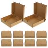 Kraft Paper Pizza Boxes, 10-Pack for Takeout and Catering view 1