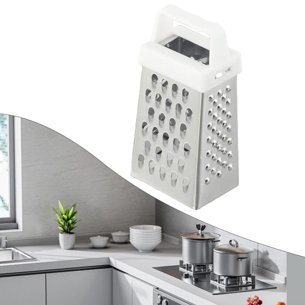 Shophubio Four-Sided Stainless Steel Grater - Green