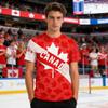 2026 Soccer Fan T-Shirt, Canada Flag Maple Leaf 3D Print view 2