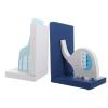 JEWEDECO Creative Cartoon Bookends with Cute Animal Designs for Shelf Organization and Décor view 1