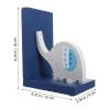 JEWEDECO Creative Cartoon Bookends with Cute Animal Designs for Shelf Organization and Décor view 2