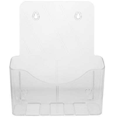 NAMOARLY Transparent Wall-Mounted Document Holder Made of Acrylic and ABS, Space-Saving and Practical for Organized Office Documents