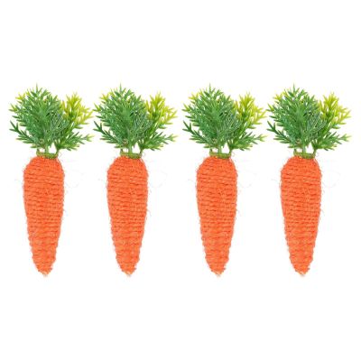 Decorative Carrots | Craft Set of 4