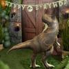 T-Rex Foil Balloon 36x38.6 in, Brown view 3
