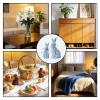 Aesthetic Rabbit Statue Set – Table Decor view 4