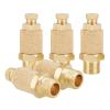 Fafeicy 5-Pack 1/8 BSP Brass Pneumatic Silencers for Cylinder Valves and Air Tools view 2