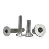 YANGC M2–M10 304 Stainless Steel Hex Socket Countersunk Flat Screws, 18 mm (20 pcs), M3 view 3