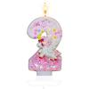 Tourima Unicorn Birthday Candle 2 view 1