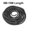 Flexible Spiral Cable Organizer, PE Polyethylene Wire Wrap, 10 mm x 8–10 m view 2