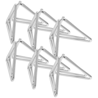 JEWEDECO 6-Pack Metal Table Number Holders