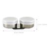 OSOLADY 2-Piece Stainless Steel Paint Mixing Cups with Lids for Artists and Painters view 2