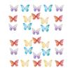 SOLUSTRE 30 Colorful Mini Acrylic Butterflies for DIY Jewelry and Crafts view 1