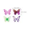 SOLUSTRE 30 Colorful Mini Acrylic Butterflies for DIY Jewelry and Crafts view 2