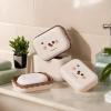 Soap Dish for Bathroom Sink | Stylish, Easy-to-Clean Sponge Holder | Soap Container for Kitchen, Bath, and Shower, Camping, Travel, Home view 3
