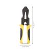 POPETPOP 20 cm Carbon Steel Bolt Cutters with Ergonomic Handle view 2