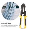 POPETPOP 20 cm Carbon Steel Bolt Cutters with Ergonomic Handle view 3