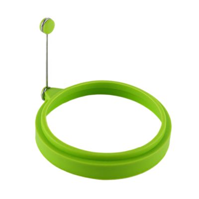 Silicone Egg Ring with Stainless Steel Handle