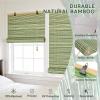 YYDPSHH Green Bamboo Roller Shade view 2