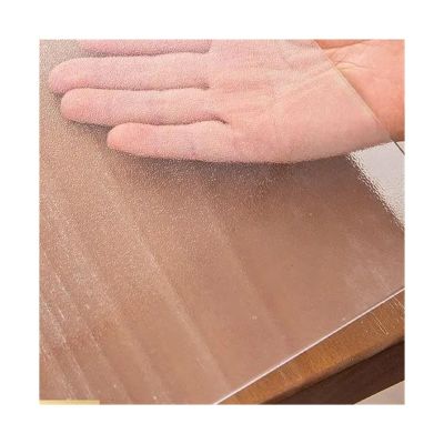 Transparent PVC Desk Mat/Table Cover, Waterproof, Heat-Resistant, 3.0 × 60 × 130