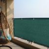 Balcony Privacy Screen 60 x 320 cm, Green view 2