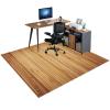 LXSDGVZD 70 x 100 cm Desk Chair Mat for Hard Floors and Carpets view 1