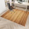 LXSDGVZD 70 x 100 cm Desk Chair Mat for Hard Floors and Carpets view 2