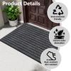 GOUBO Premium Doormat 45 x 162 cm, Gray view 3