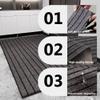 GOUBO Premium Doormat 45 x 162 cm, Gray view 4