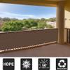 Balcony Privacy Screen 90 x 190 cm, Brown view 3