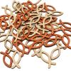Tourima 100 Pcs Baptism Decor Wooden Fish view 1