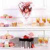 Tourima 5 Pack Rose Gold Confetti Cake Topper Balloons view 4