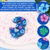 Birthday Candle with Cartoon Number, 3D Cake Topper in Blue Anime and Hawaii Style (Number 3) view 4