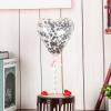 Tourima 5-Pack Silver Confetti Cake Topper Balloons view 1