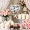 Tourima 5-Pack Silver Confetti Cake Topper Balloons view 4