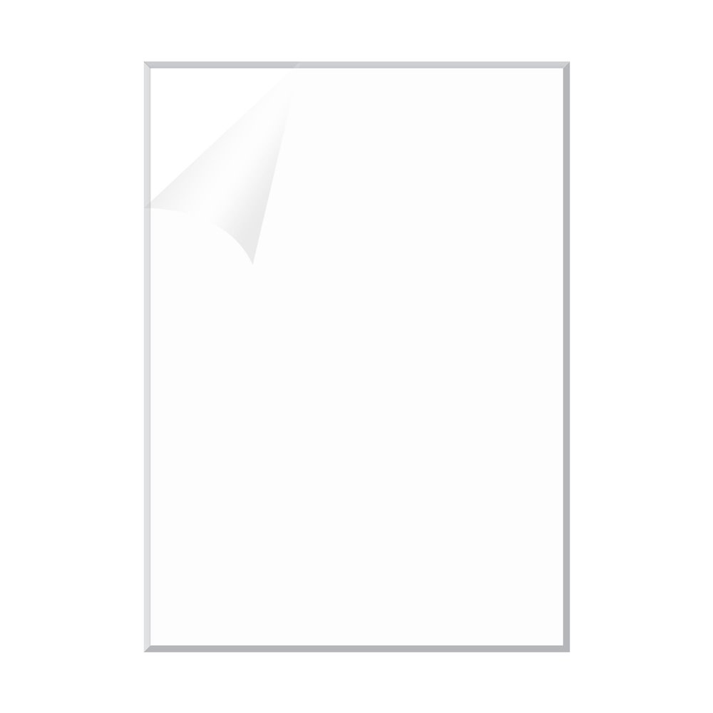 GOUSANG Clear Acrylic Sheet, 45 x 68 cm, 3 mm, Double-Sided Protective Film, UV-Resistant and Shatter-Resistant
