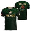 2026 Mexico Soccer Fan T-Shirt, 3D Flag Print, Quick-Dry, Loose Fit, 3XL view 1