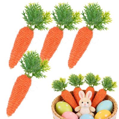 Carrot Decoration Set - Artificial Vegetable Replica for Festive Arrangements