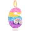 Koboko Rainbow Candle 6th Birthday view 1