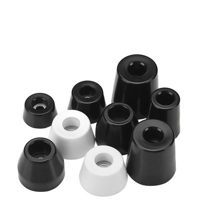 Rubber Washer, Black Rubber Pad with Gasket for Chairs, Furniture Legs and Tables, Non-Slip Dust Protection, Tapered Plug, 11 x 9.6 mm, 50 40 (50 x 35 x 25 mm, 1 pc.)