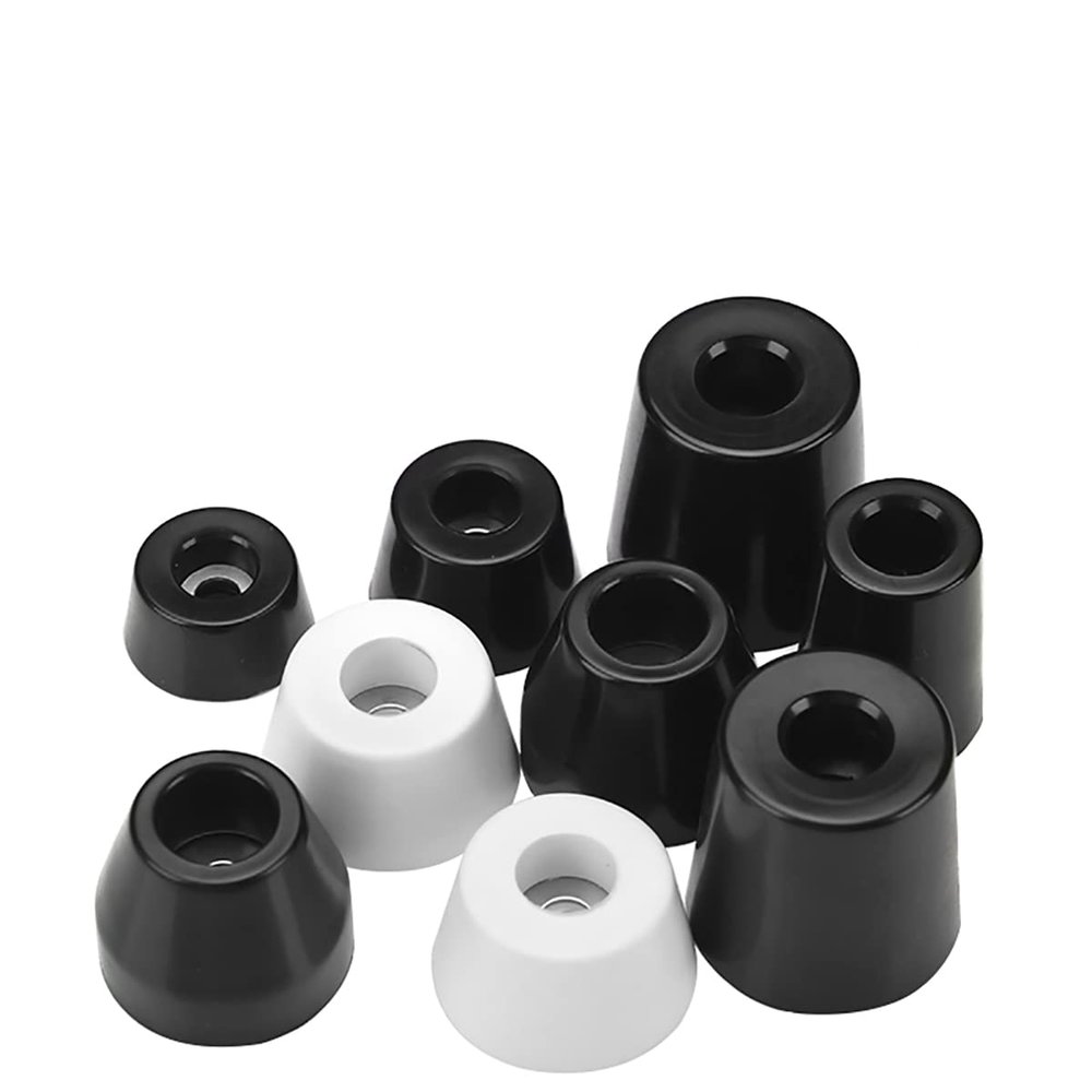 Rubber Washer, Black Rubber Pad with Gasket for Chairs, Furniture Legs and Tables, Non-Slip Dust Protection, Tapered Plug, 11 x 9.6 mm, 50 40 (50 x 35 x 25 mm, 1 pc.)
