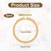Nogeqi 2-Piece Mini Embroidery Hoop Set 7.5cm view 3