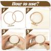 Nogeqi 2-Piece Mini Embroidery Hoop Set 7.5cm view 4