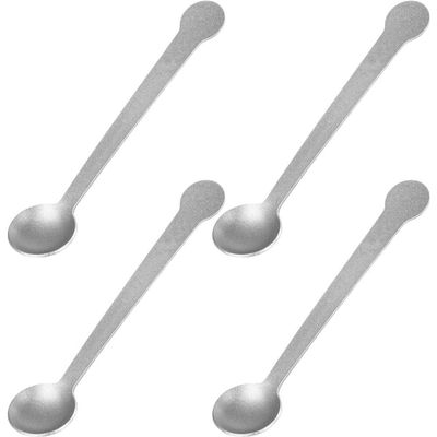 Casiler 4-Piece Titanium Coffee Spoon Set