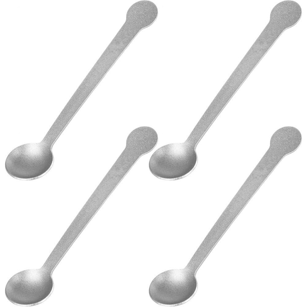 Casiler 4-Piece Titanium Coffee Spoon Set