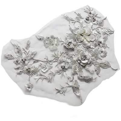 Dianzan 3D Floral Embroidery Appliqué Patch