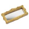 Generic Dollhouse Mirror, Antique Resin Furniture | Mini Mirror for Displaying Scenes in Dollhouse Vanity Wall Art Craft view 1
