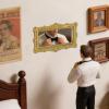 Generic Dollhouse Mirror, Antique Resin Furniture | Mini Mirror for Displaying Scenes in Dollhouse Vanity Wall Art Craft view 3