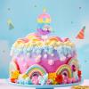 Koboko Rainbow Candle 8th Birthday Girl view 4