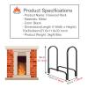 Metal Firewood Rack view 3