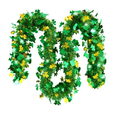 St. Patrick's Day Garland - 2 Meter Metallic Twisted